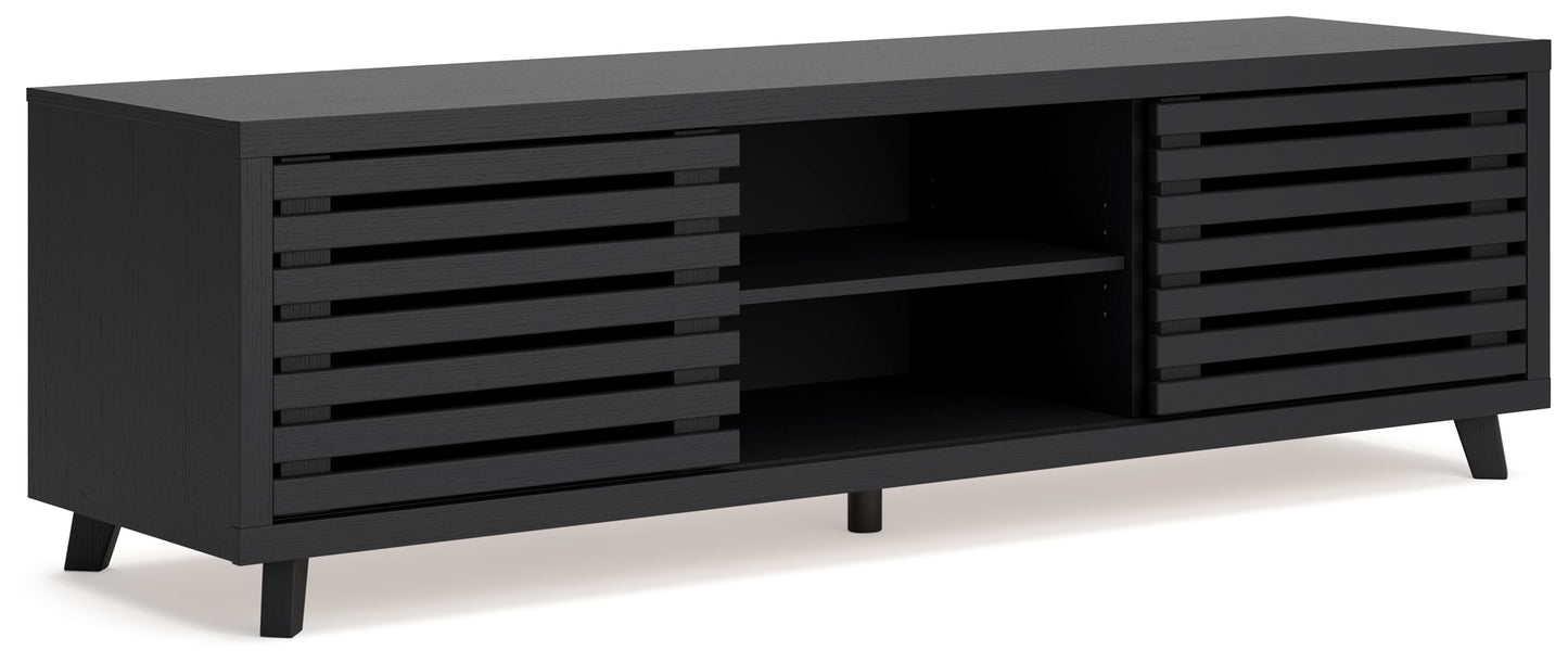 Danziar - Extra Large TV Stand - Black
