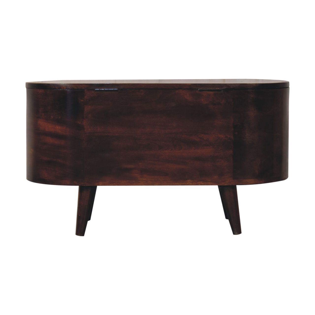 Rounded Lid Up Blanket Box