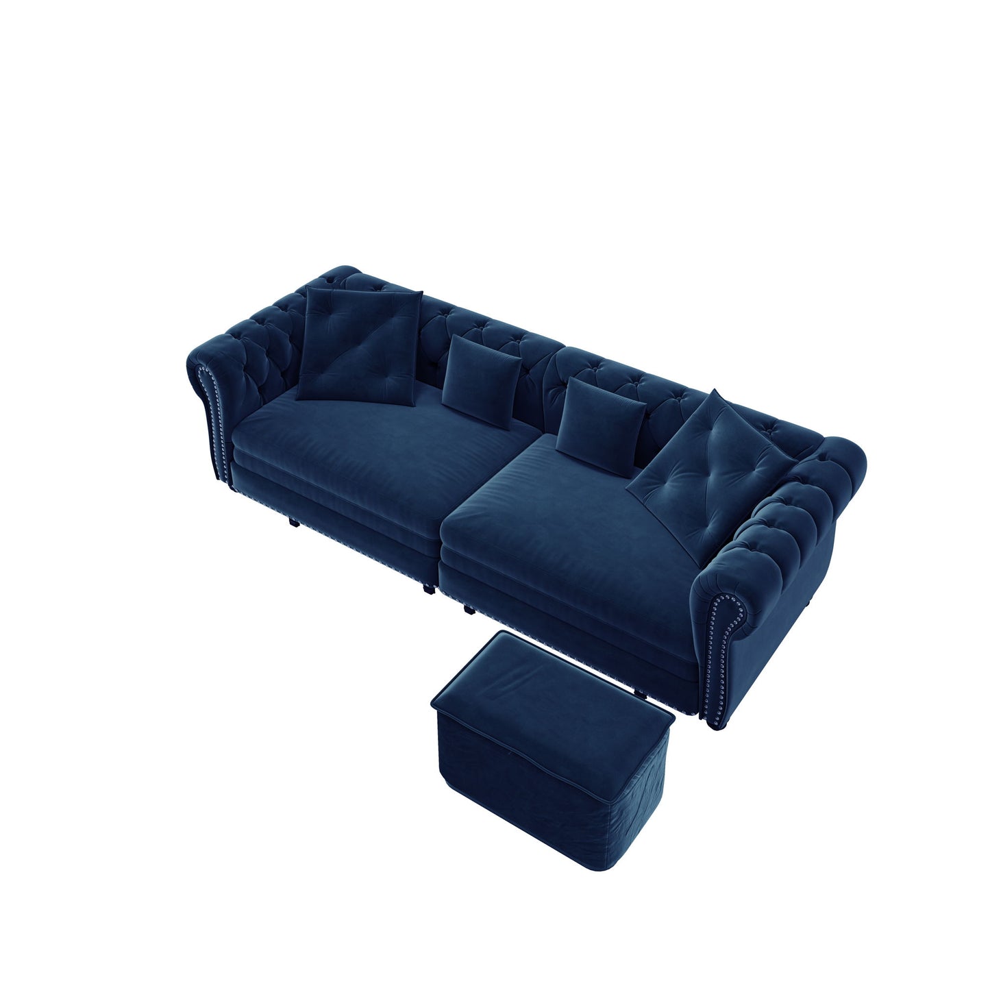 3 In 1 Pull Out Convertible Sleeper Sofa Bed