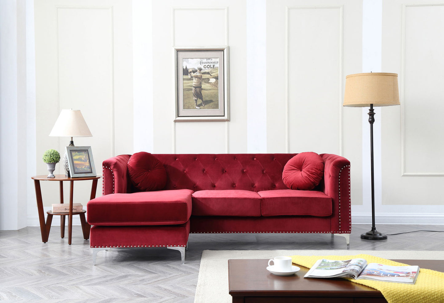 Pompano - Micro Suede Sofa Chaise