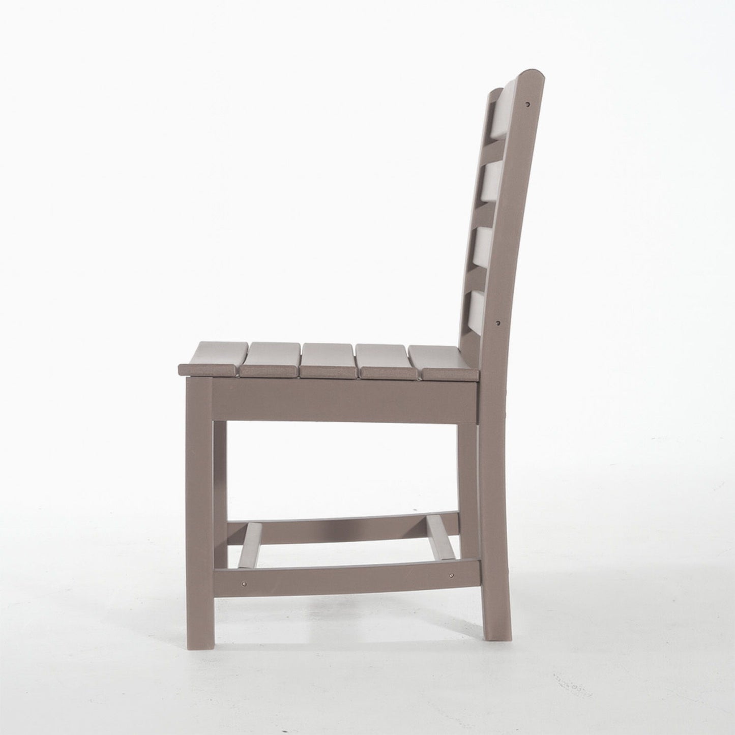 3 Piece Outdoor Dining Set, Round Patio Table With 2 Armless Chairs