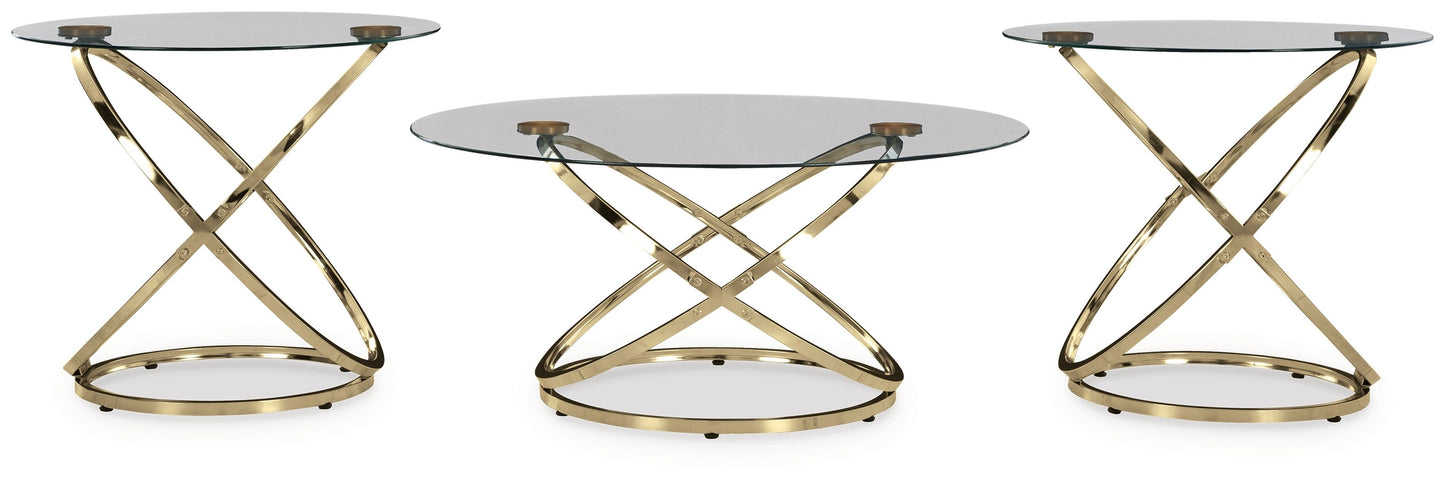 Crimonti - Occasional Table Set (Set of 3) - Champagne