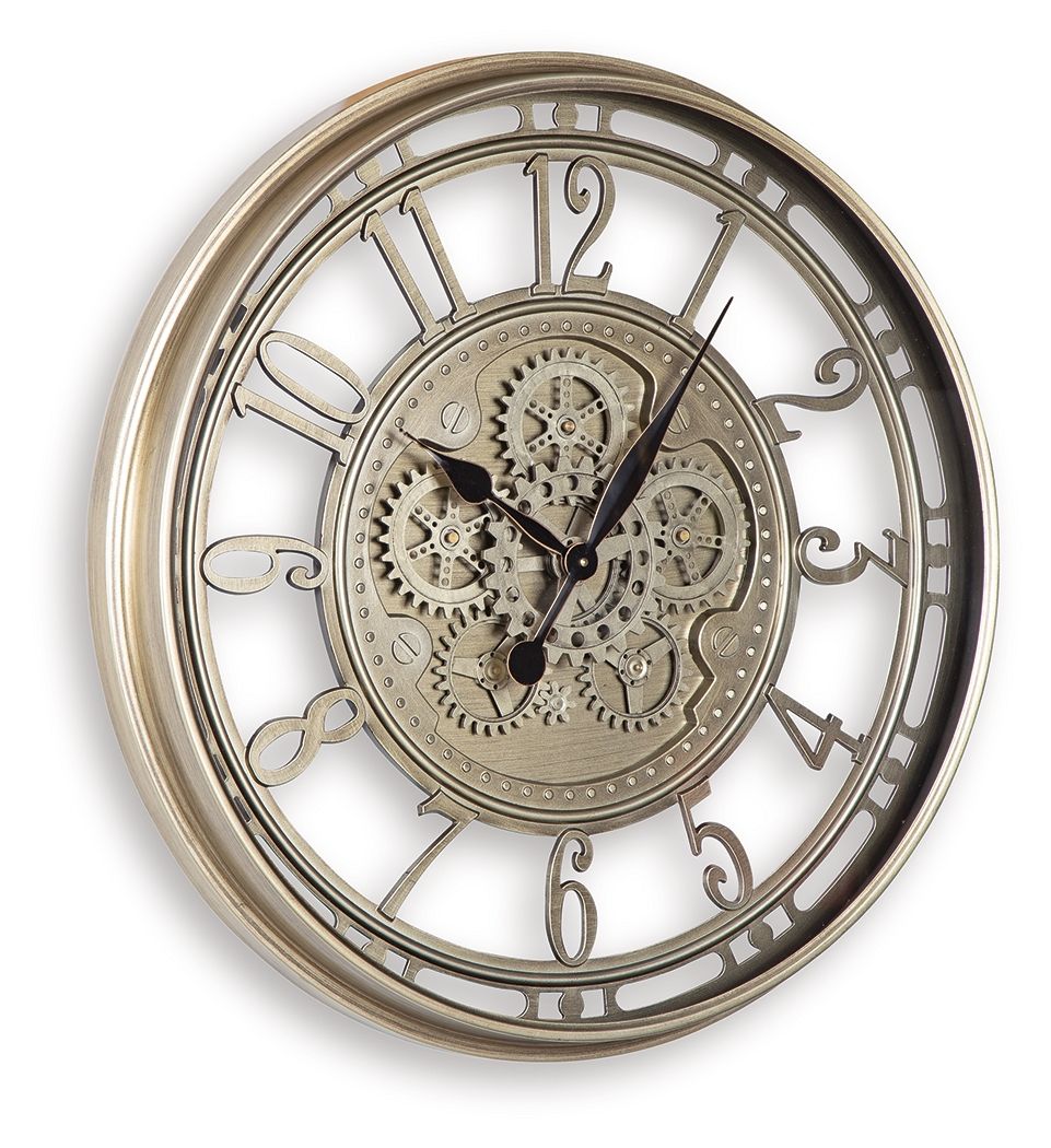 Gilover - Wall Clock - Champagne Finish
