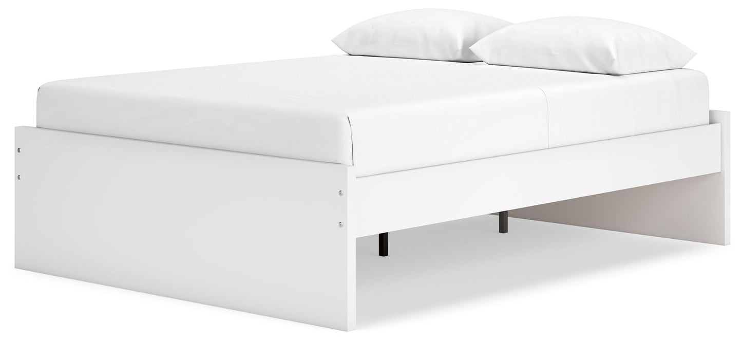 Onita - White - Queen Platform Bed