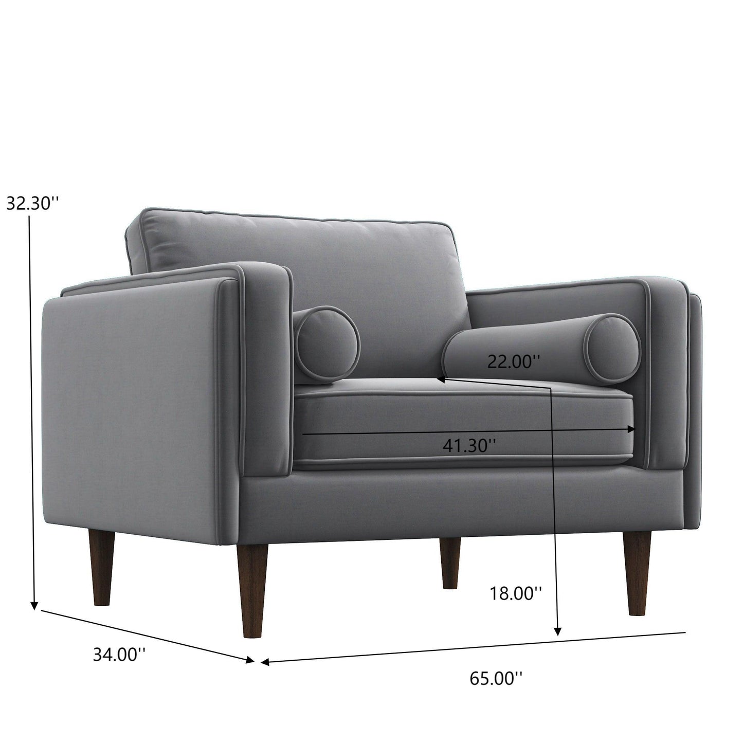 Amber - Velvet Universal Lounge Chair