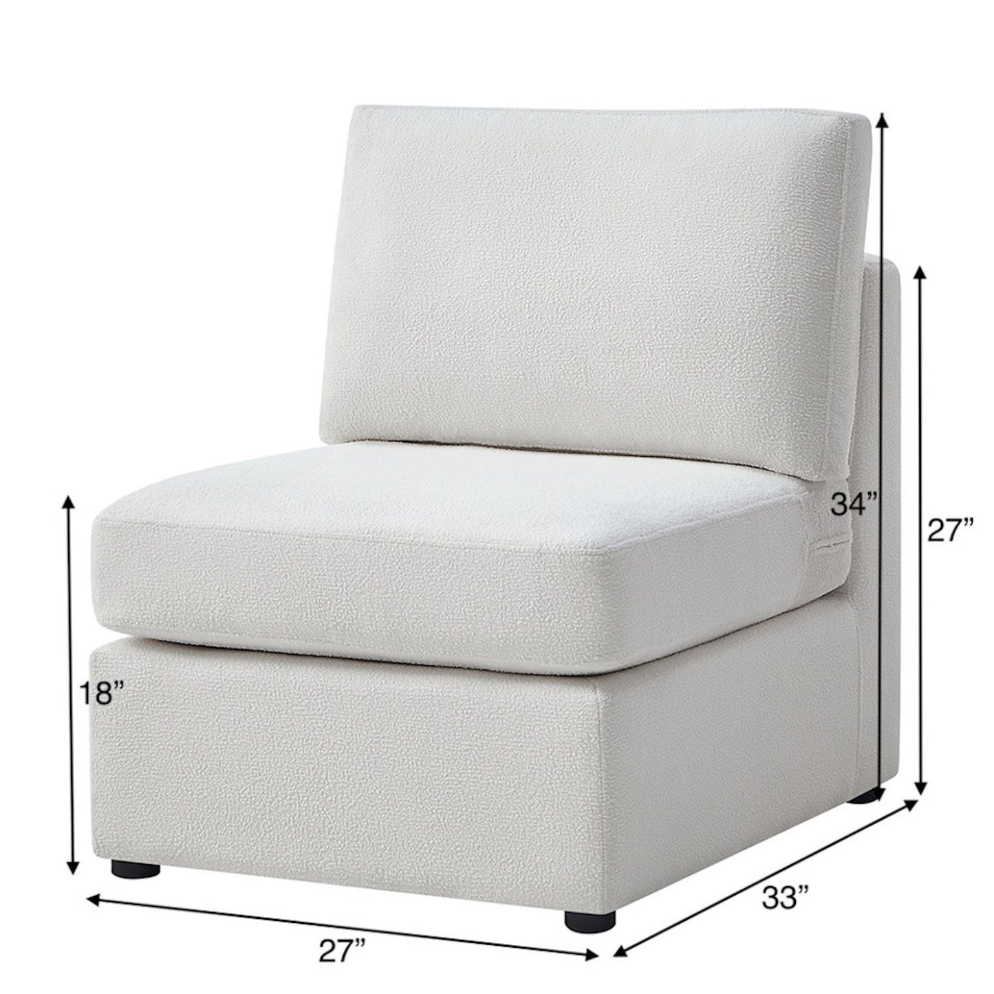 Chauncy - Armless Slipper Chair