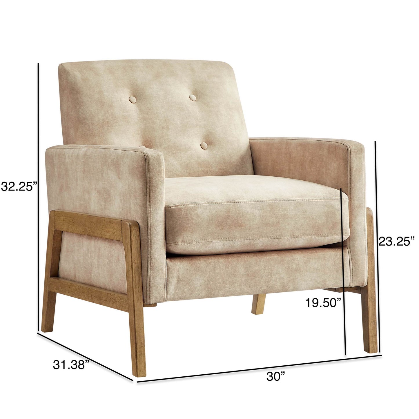 Matson - Tufted Back Accent Chair
