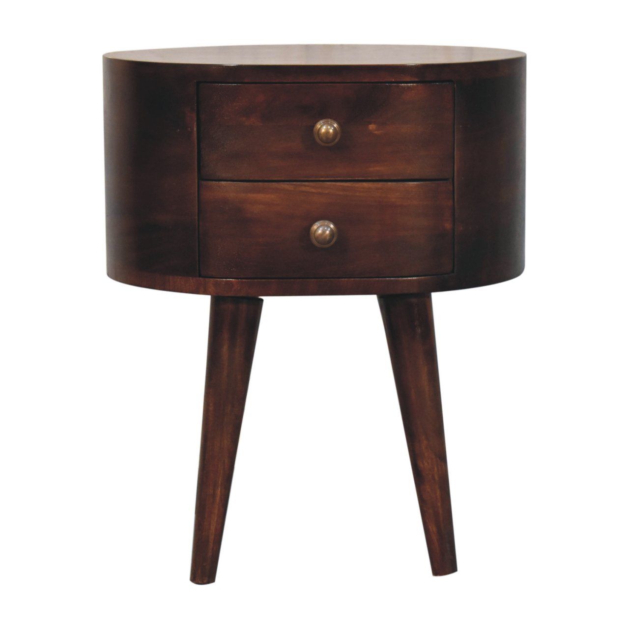Rounded Bedside Table