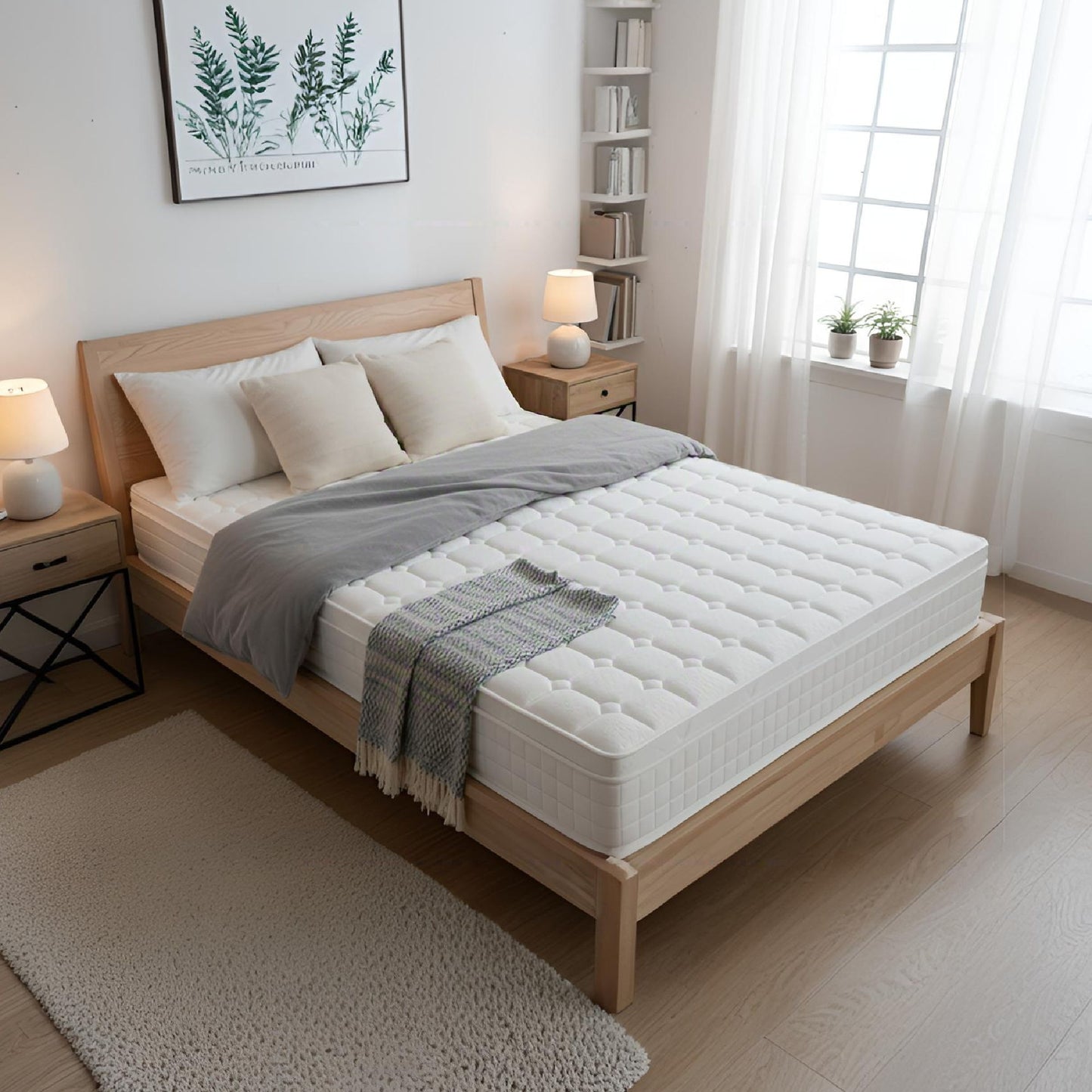 10" Innerspring Hybrid With Gel Foam For Motion Isolation Mattress