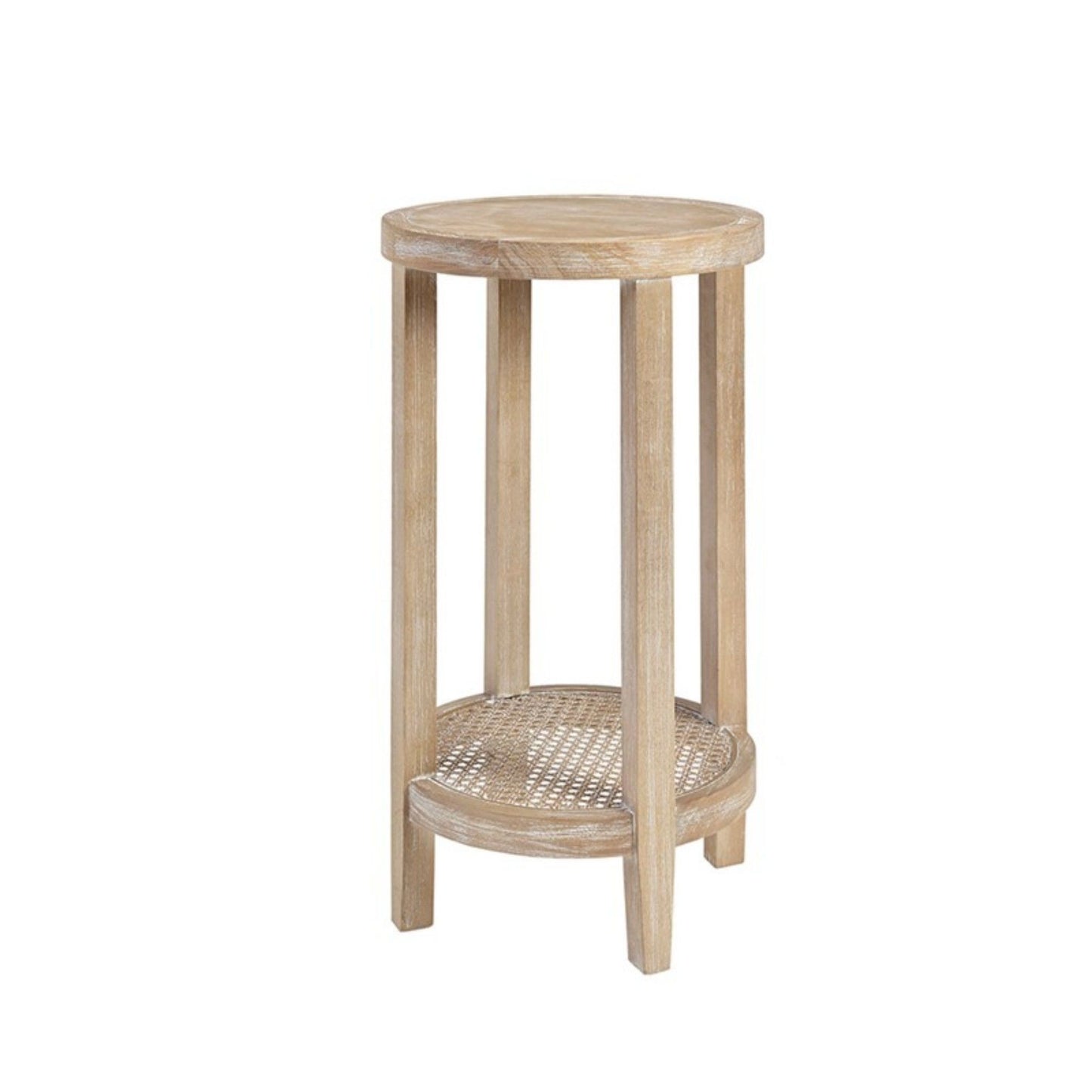 Bedford - Round Accent Table - Reclaimed Wheat