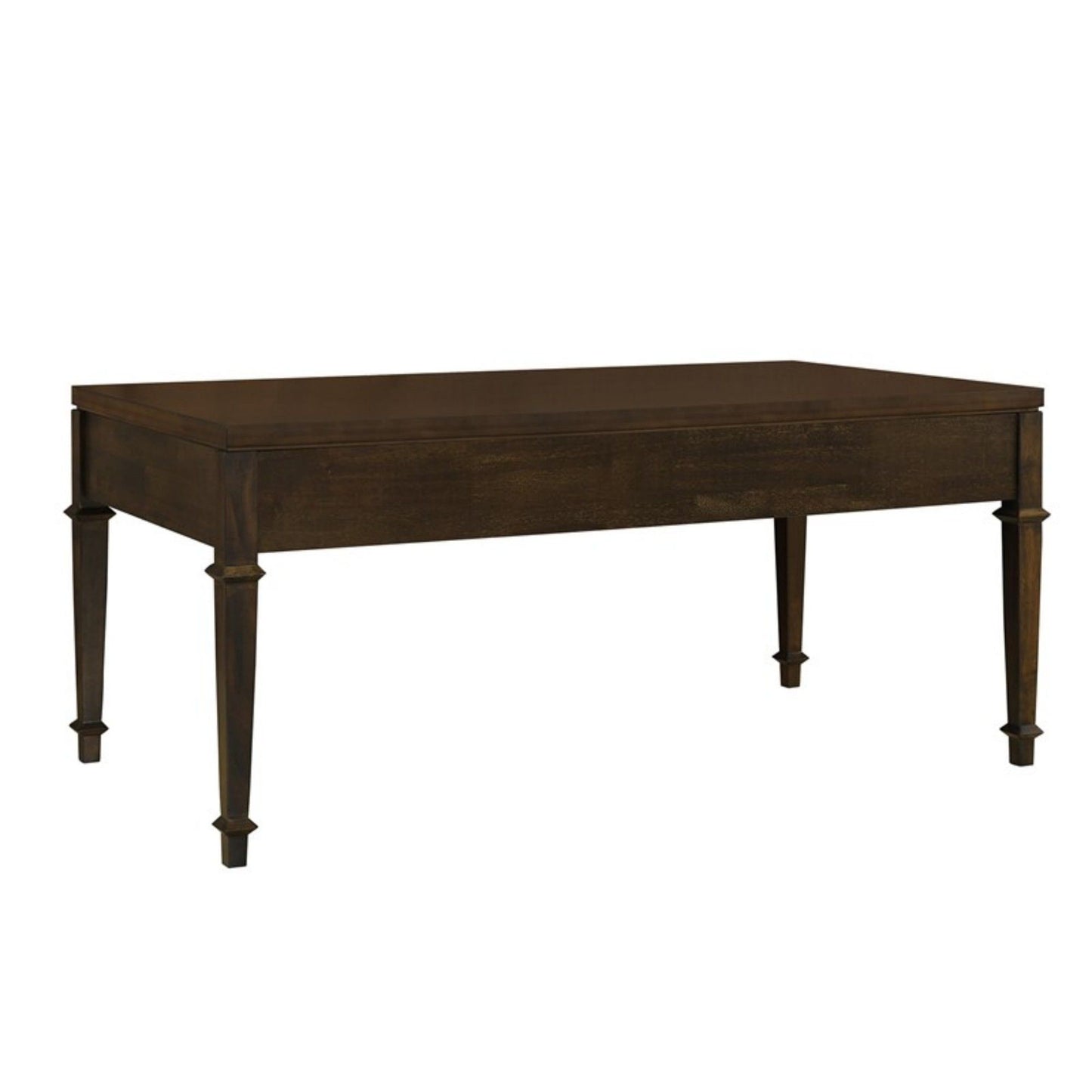Fluted - 2 Drawer Coffee Table - Brown