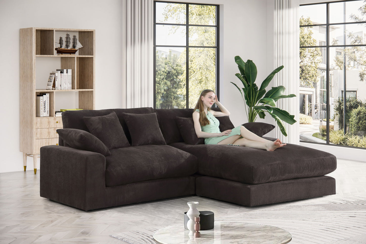 Mystic - Reversible Sectional Sofa Chaise