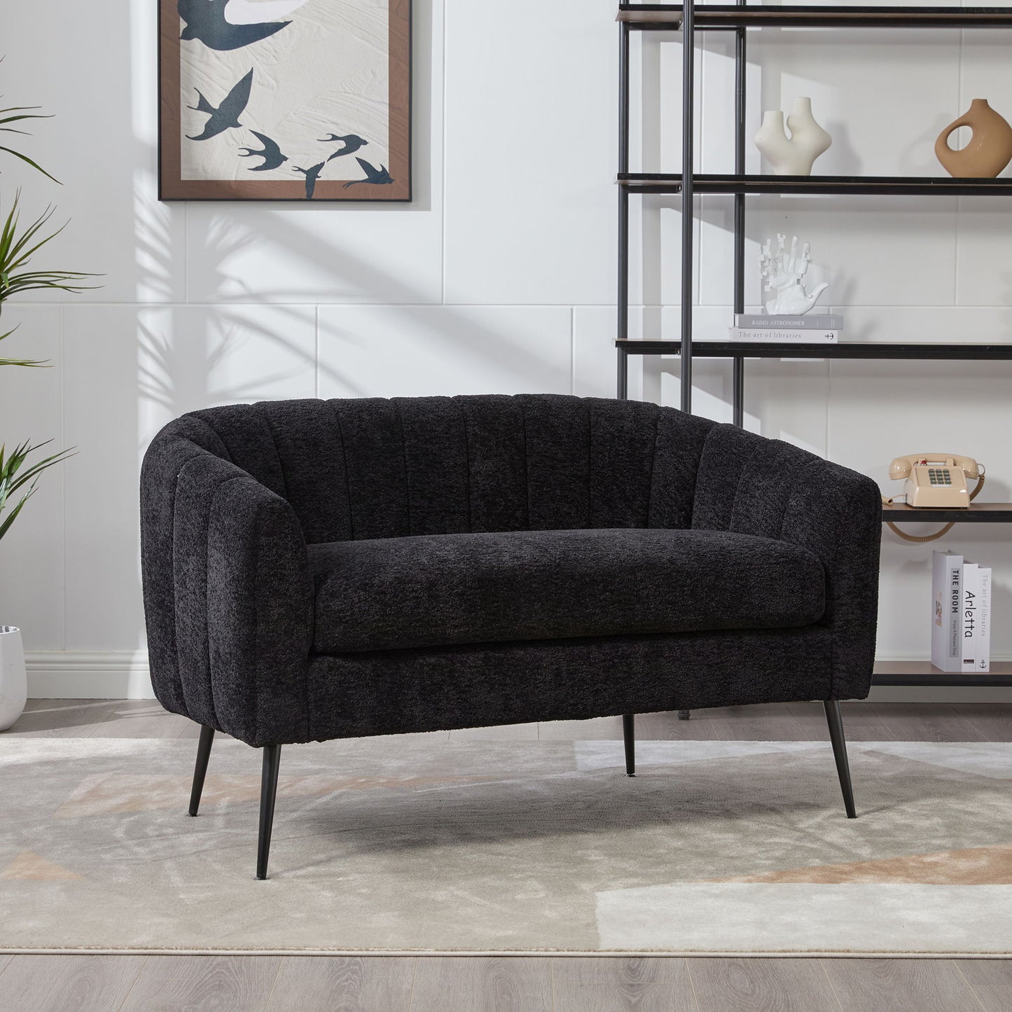 Glam Mini Loveseat, Accent Couch