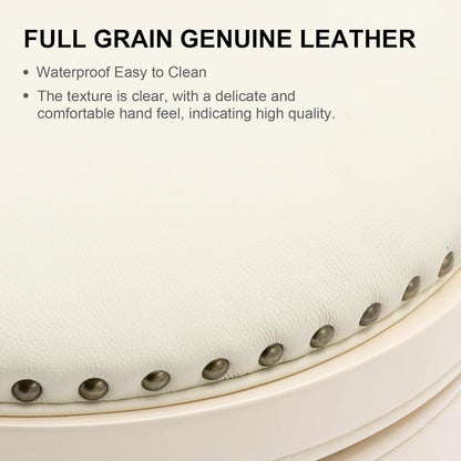 Leather Wooden Bar Stool