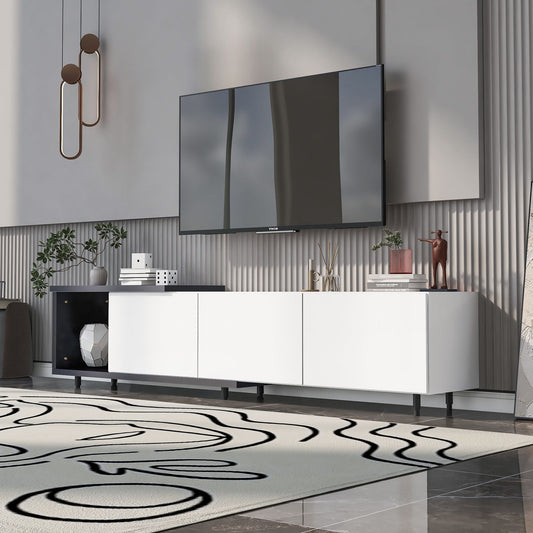 Modern Stylish Extendabletv Stand TV Cabinet For 80" TV