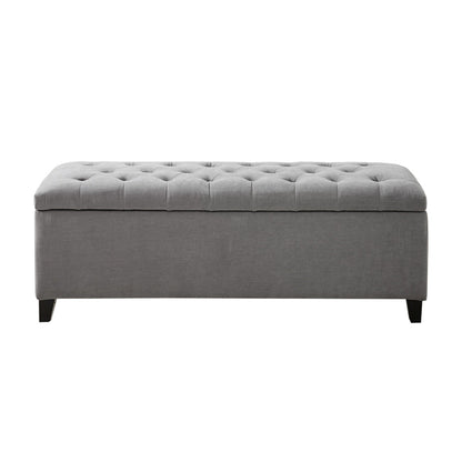 Elegant Design Tufted Top, Soft Close Storage Bench
