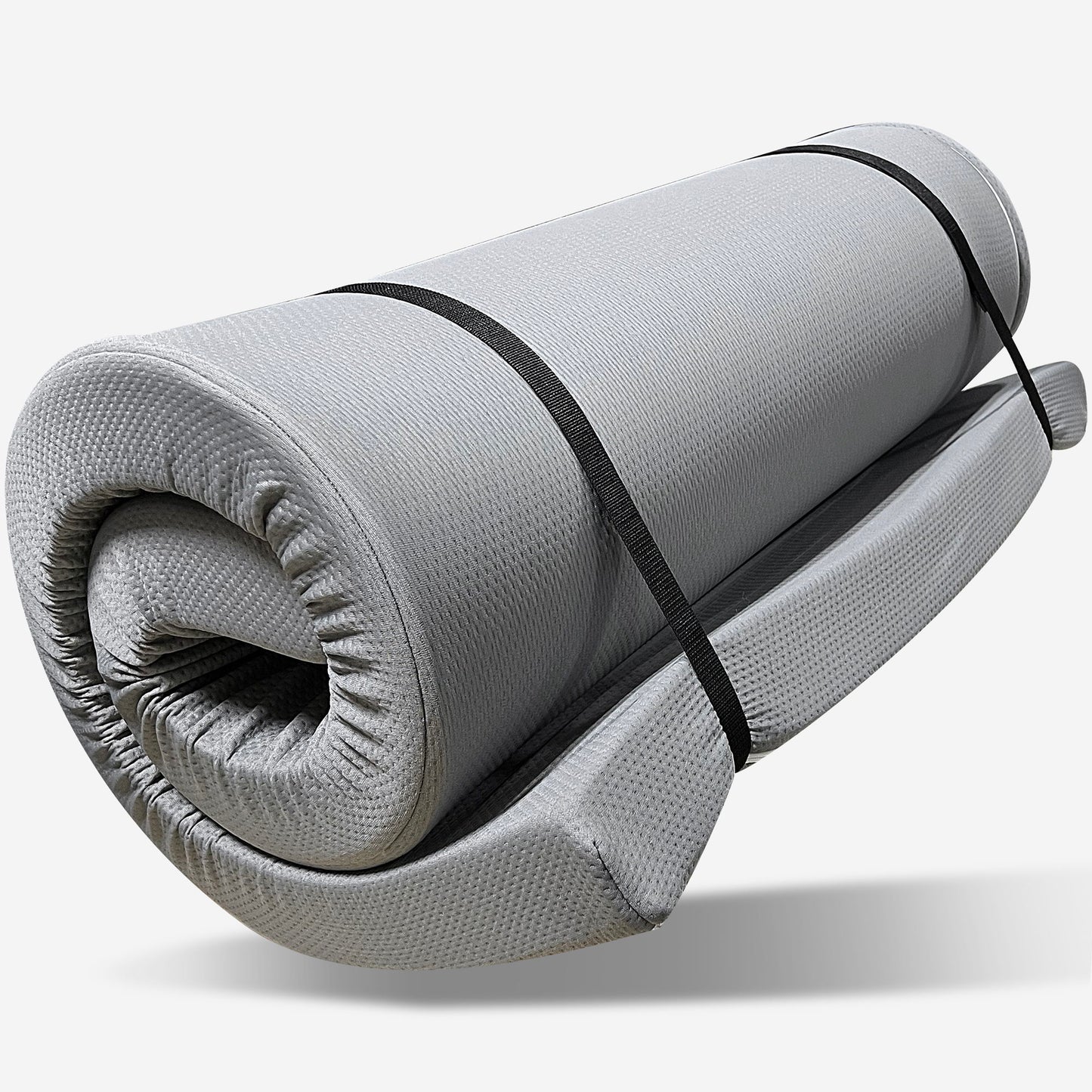 Memory Foam Camping Mattress, Portable Comfort With Water Resistant Cover