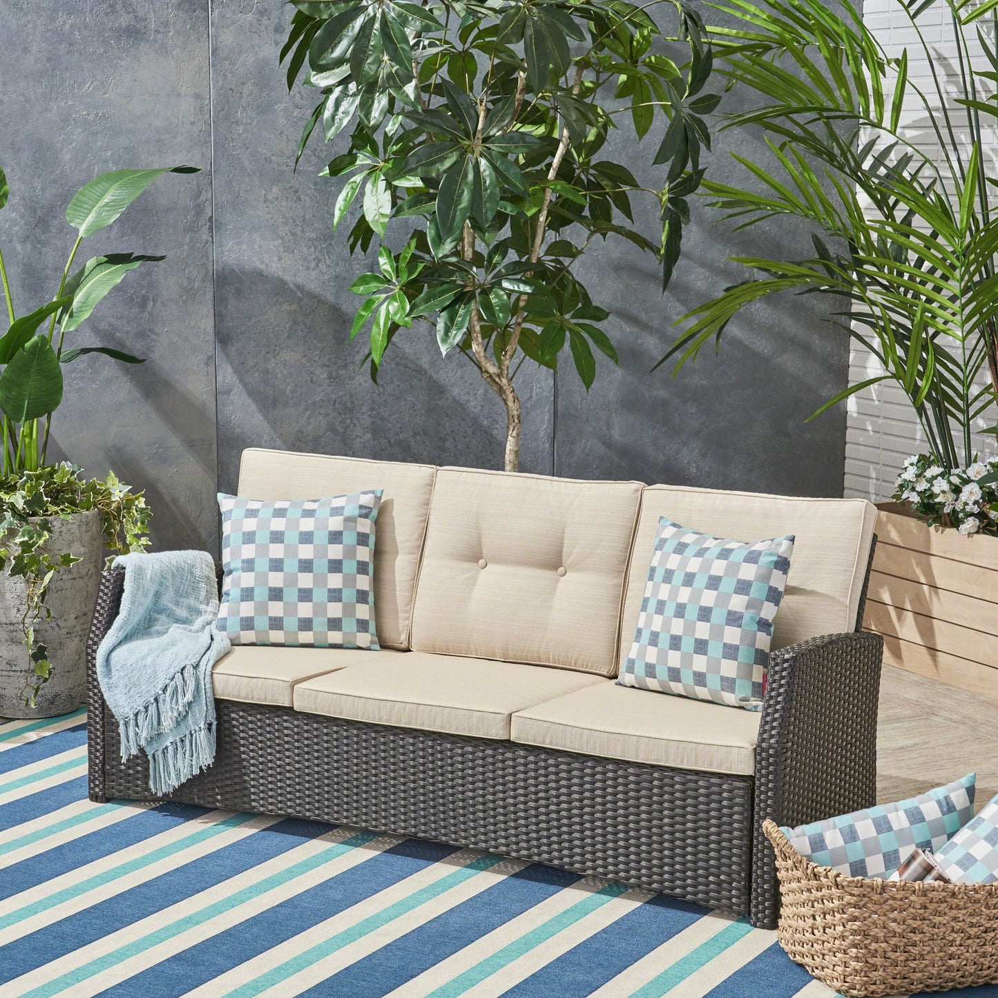 St Marta - 3 Seater - Dark Brown