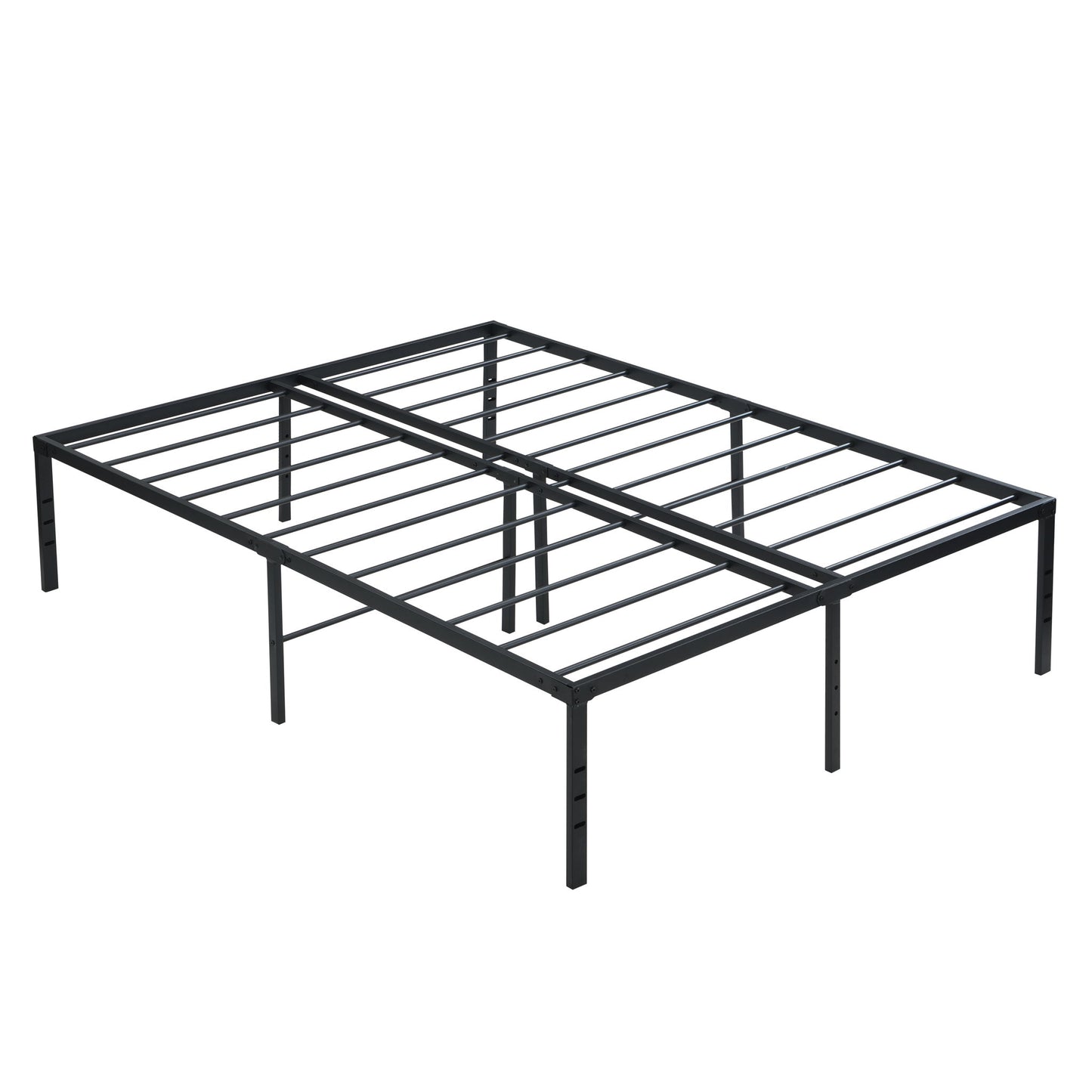 Heavy Duty Metal Bed Frame With Quiet Support