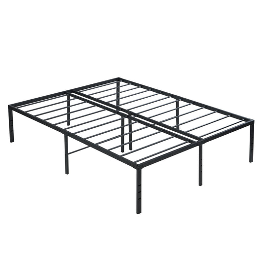 Heavy Duty Metal Bed Frame With Quiet Support