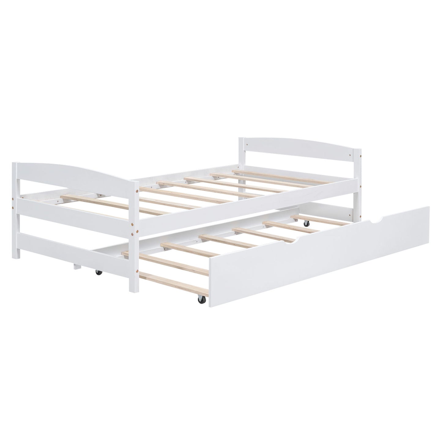 Platform Bed With Trundle
