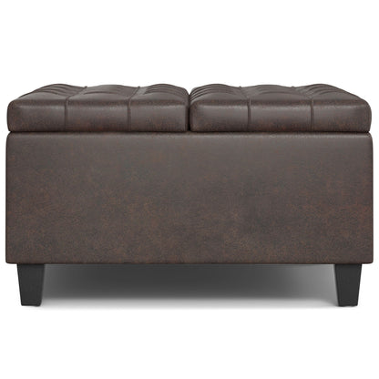 Harrison - Upholstered Coffee Table Storage Ottoman