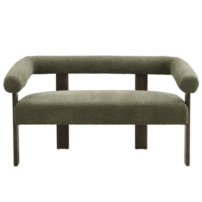 Modern Round Armrest Loveseat