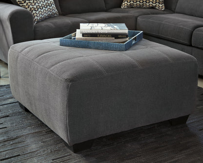 Ambee - Oversized Accent Ottoman - Slate