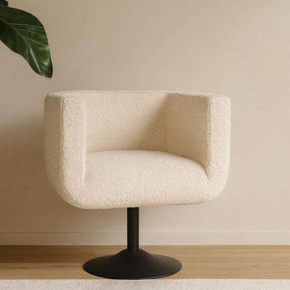 Swivel Chair - Cream