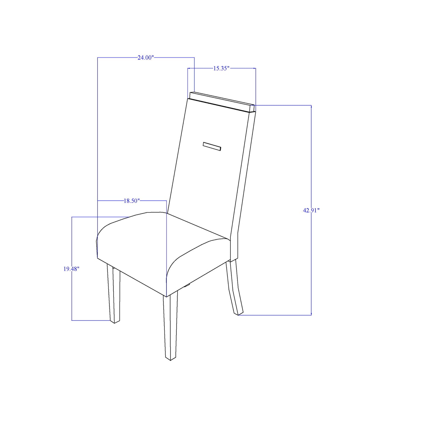 Moon - Dining Chairs (Set of 2) - Gray