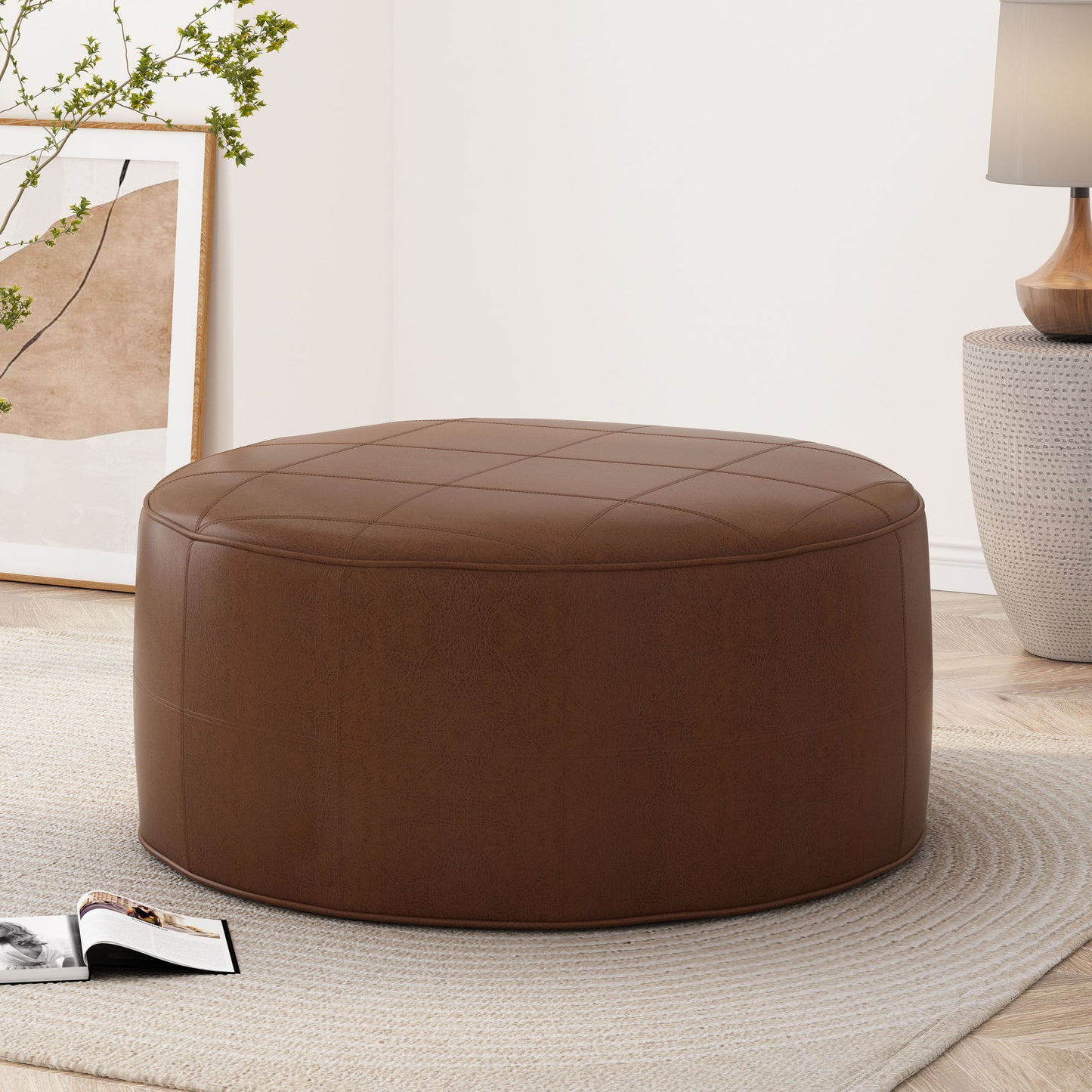 Rustic Style Ottoman