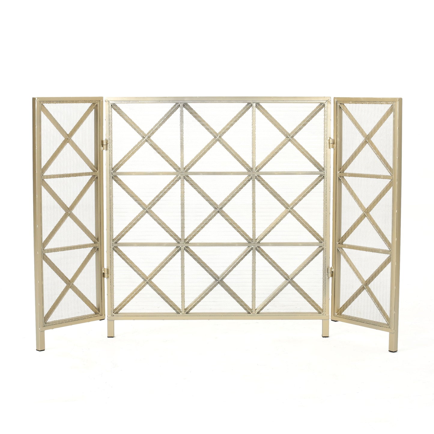 Margaret - 3 Panel Fireplace Screen Iron