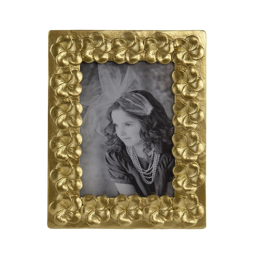 Vintage Photo Frame & Flower Design