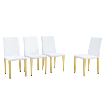 Elegant Upholstered Chairs With Metal Legs