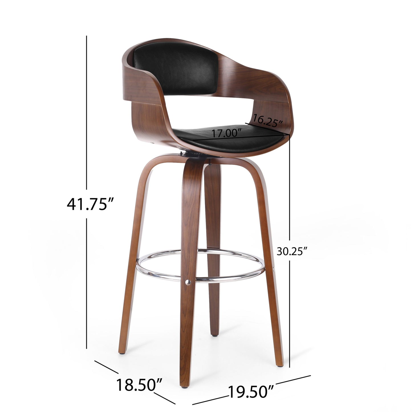 Modern Bar Stool, Swivel Function