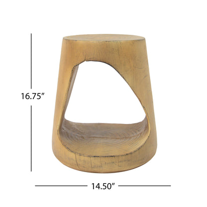 Hollow - Side Table, Durable And Weather Resistant