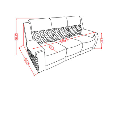 Alicia - Traditional Reclining Set
