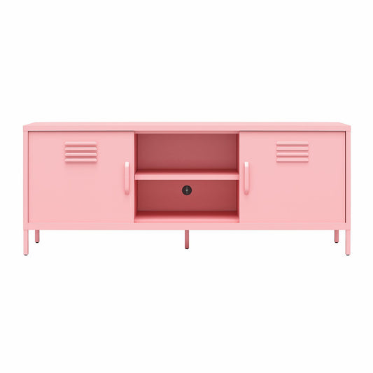 Cache - Locker Style TV Stand For TVs Up To 65" - Pink