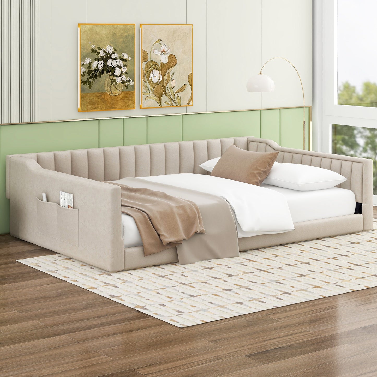 Daybed With Side Storage Pocket