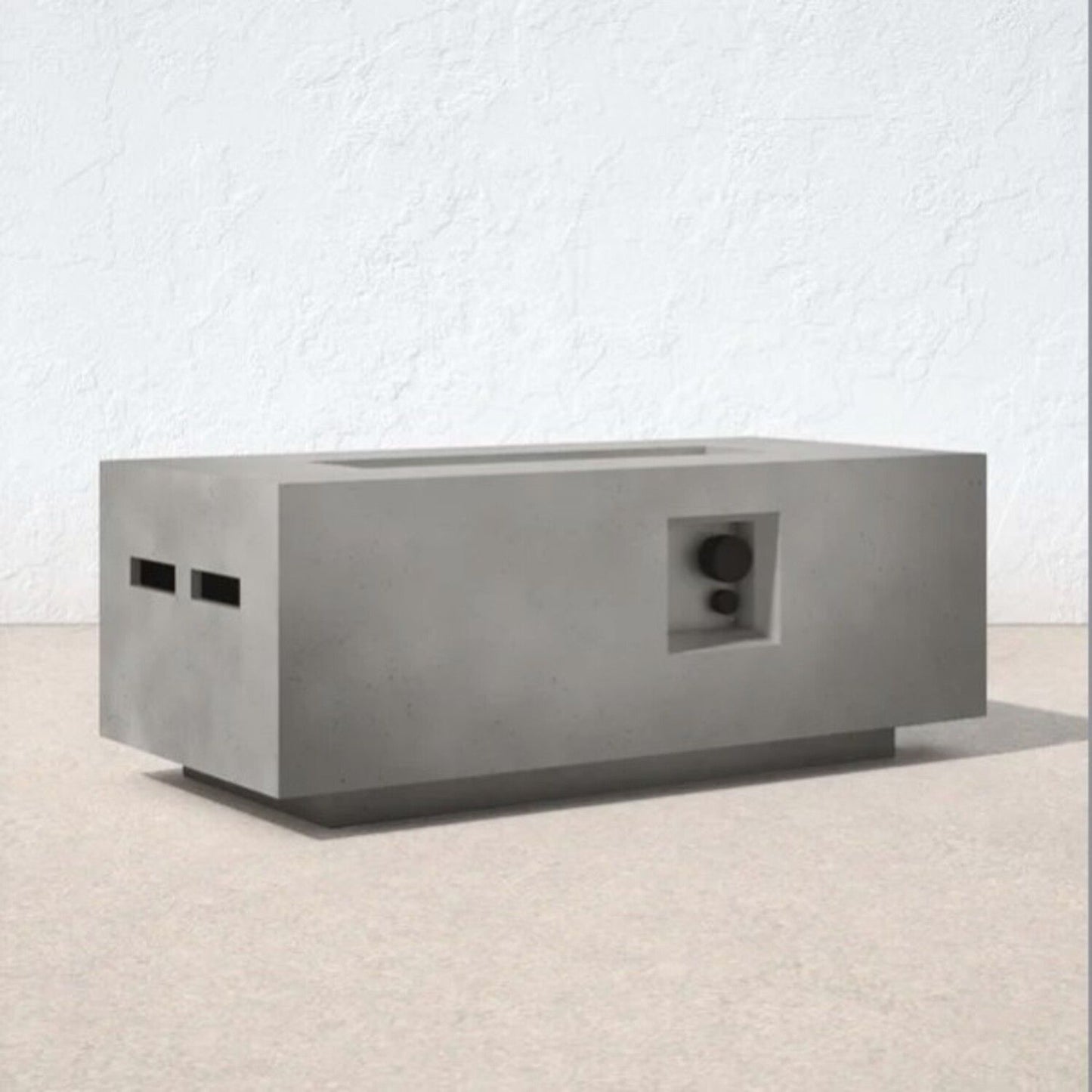 Propane Outdoor Durable Fire Pit Table - Gray