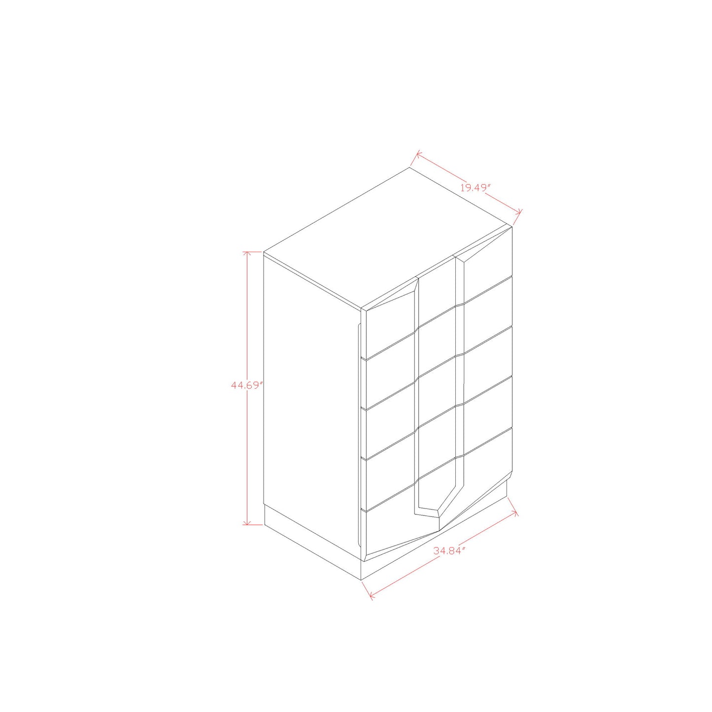 Vios - Zebra Chest - White