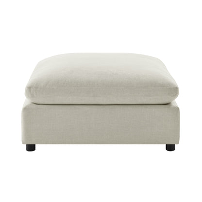 Cassandra - Square Ottoman - Beige