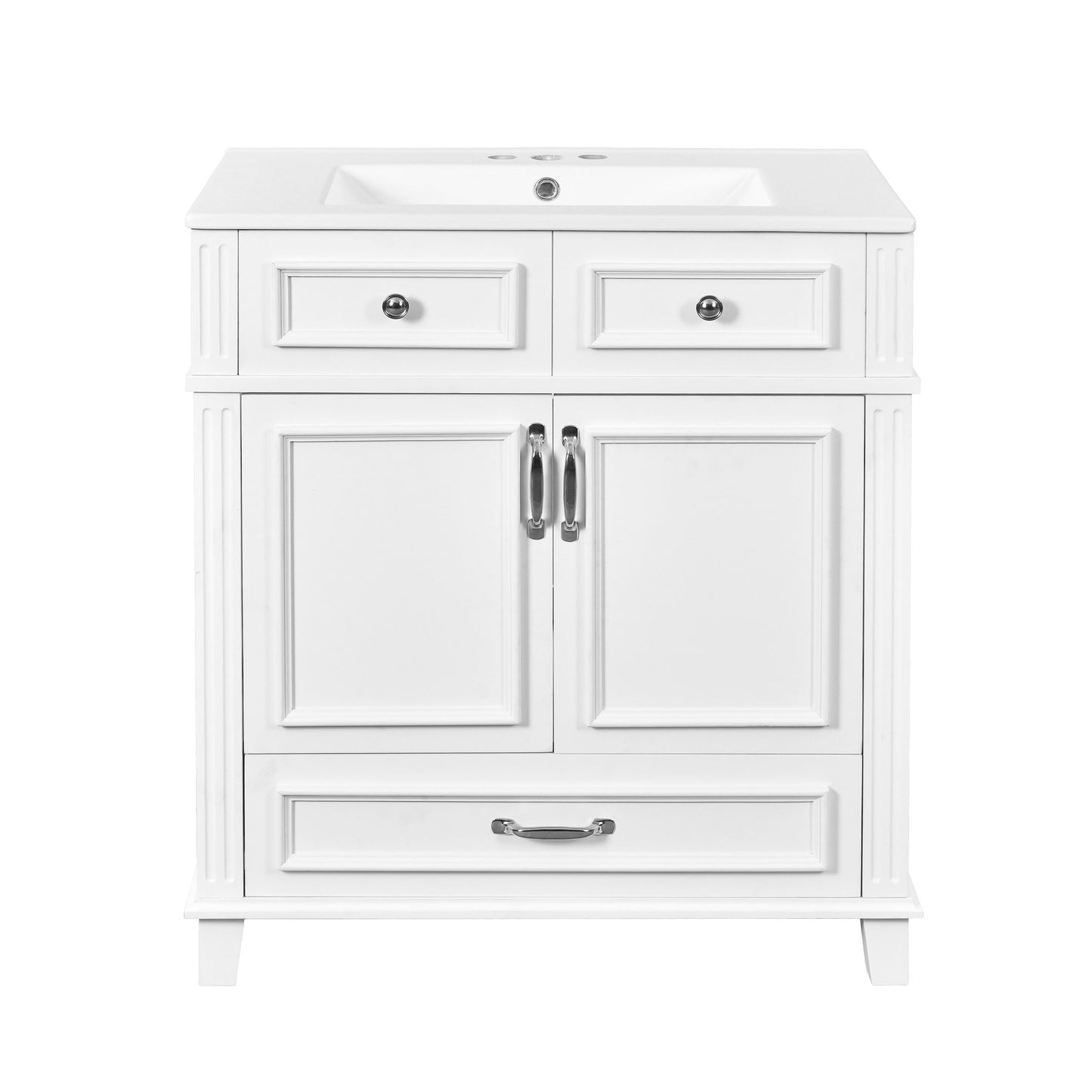 Bathroom Vanity With Sink, Storage Cabinet