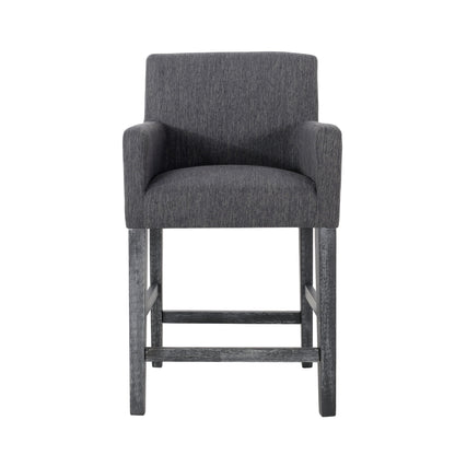 Serenitia - Upholstered Counter Chair With Straight Arm
