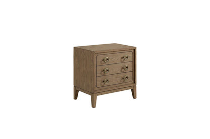 3 Drawer Nightstand With USB - Latte