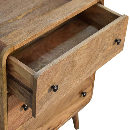 3 Drawer Mini Curved Chest