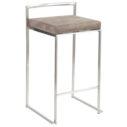 Fuji - Contemporary Elegant Stackable Counter Stool Set