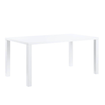 Pagan - High Gloss Dining Table - White