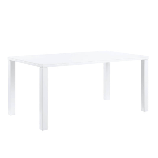 Pagan - High Gloss Dining Table - White