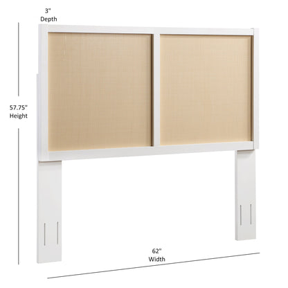 Barkley - Cane Headboard With Adjustable Height